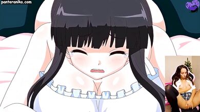 Dirty Fingering While Watching Hentai Until Orgasm Destroyed Gushing