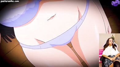 Dirty Fingering While Watching Hentai Until Orgasm Destroyed Gushing