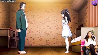 Dirty Fingering While Watching Hentai Until Orgasm Destroyed Gushing