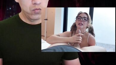 Step Sis Blonde Glasses And Big Natural Tits Destroyed By Cumshot Deepthroat Misionero