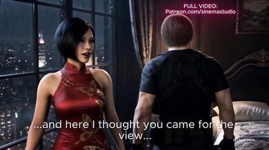 Ada Begs Leon to Destroy Her Tight Pussy with Big Dick