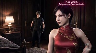 Ada Begs Leon to Destroy Her Tight Pussy with Big Dick