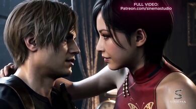 Ada Begs Leon to Destroy Her Tight Pussy with Big Dick