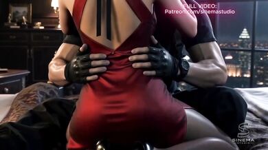 Ada Begs Leon to Destroy Her Tight Pussy with Big Dick