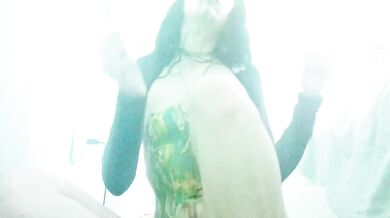 Goth body paint submissive 18 year cute girl gushing chemical ass