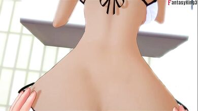 Bonnie The Hot Cheerleader Invites Me To Swimming Lessons And Fucks Me Pov Hentai Cosplay Parody
