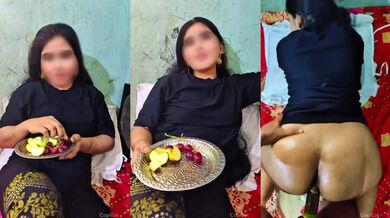 Bangladeshi Wife Eats Fruit For Energy To Take Destroyed Gushing Choked Big Dick Amateur Bangla Sex