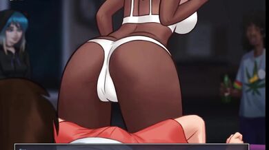 Summertime Saga Hot Gaming Scenes Destroyed With Big Ass Anal And Big Boobs Super Wet Pussy Creampie
