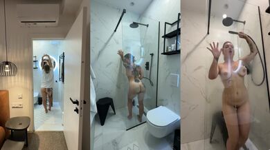 Andre Love Destroys Wet Pussy Squirting Deep In Hot Shower With Big Tits