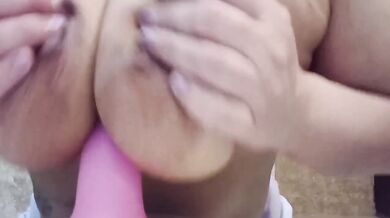 Gushing Hot Milf Big Tits Blowjob Destroyed By Sex Toys