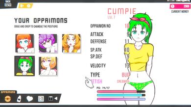 Oppaimon Hentai Pixel Game Ep.9 My Pokemon Gave Me A Footjob