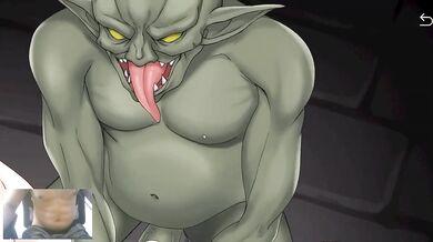 Creampie Gushing Choked Elven Girl Destroyed By Goblins In Dungeon Escape