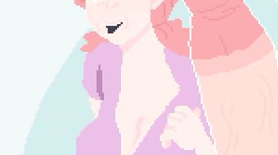 MILF Big Tits Big Ass Ready To Fuck Pixel Art Timelapse Destroyed Gushing