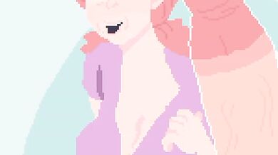 MILF Big Tits Big Ass Ready To Fuck Pixel Art Timelapse Destroyed Gushing