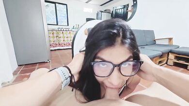 Amateur Latina Blowjob And Ass Lick For Creampie Cash