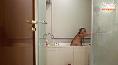 Hotel Shower Takeover Destroyed Gushing MILF Wife Gets Choked