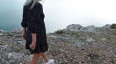Horny Blonde MILF Piss Compilation On Beach Beach Public Pissing Gushing Solo