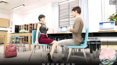 Sexy Profesora Gushing Big Ass Naked Boobs Hot Kissing No Bra In Public 3d Cartoon Peep Show Gaming University Of Problems Part 6
