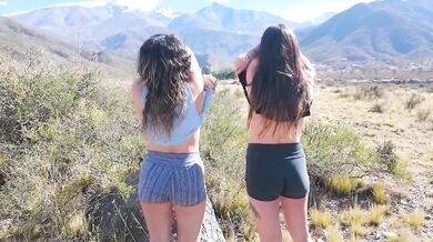 Sunlit Mountains Threesome With Best Friend Destroyed Gushing Choked Deep