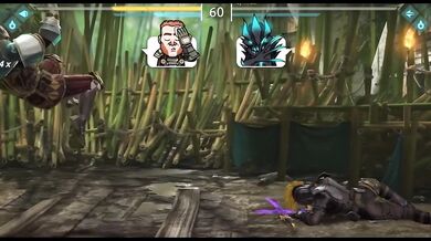 Cartoon Amateur Fighter Destroyed Gushing Choked Gaming Gameplay