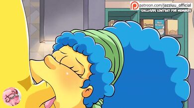 Unfaithful Wife Offers Huge Ass And I Surprise Her With My Huge Cock Jazziuu Animation Marge Simpson Naughty Kitchen Wild Throats