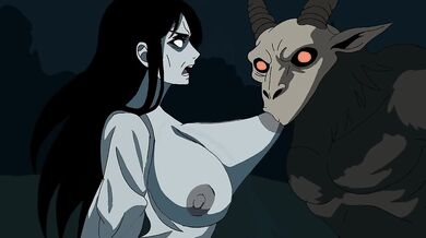 Halloween Monster Girl Gets Destroyed By Big Dick In Creampie Anal Hot Cartoon