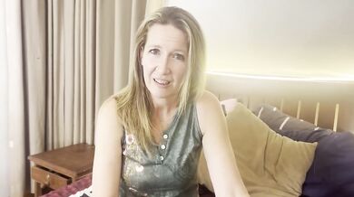 Nervous Hotwife First Bull Husband Sets It Up Creampie Drip