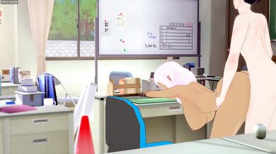 Scorching Submission Hibana Destroyed and Gushing Filled in the Fire Station Office