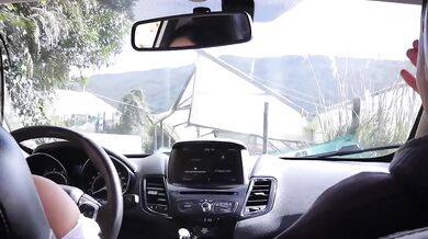Hot Latina Driver With Big Ass And Big Tits Destroyed My Cock In Car Sex Drive