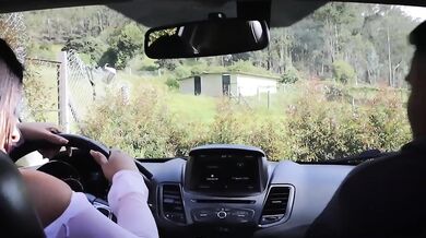Hot Latina Driver With Big Ass And Big Tits Destroyed My Cock In Car Sex Drive