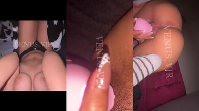 Latina Girl Masturbating With Dildo Cum Squirt Creampie Solo Female Amateur