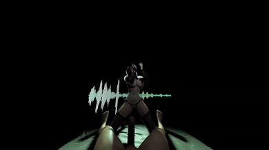 Goth Succubus Destroyed Gushing Choked In Blender Animation
