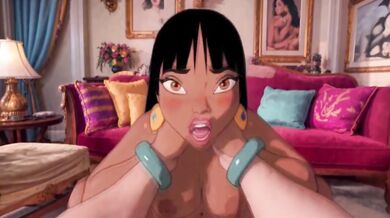 POV Chel from El Dorado dances and masturbates for you then hardcore blowjob and rough sex