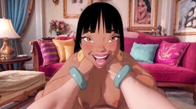 POV Chel from El Dorado dances and masturbates for you then hardcore blowjob and rough sex