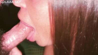 Horny Latina Hot Milf Mom Close Up Blowjob Squirt