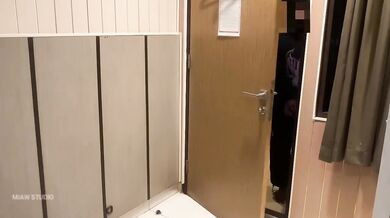 Schoolgirl Gushes After Doggystyle Creampie