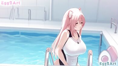 Gravel Big Tits Swimsuit Blowjob Hentai Animation By Egg2Art