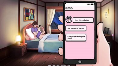Goth Girl Sucked Big Cock Deeper Blowjob Cumshot in Bubbles And Babes Sex Game Hentai Part 21