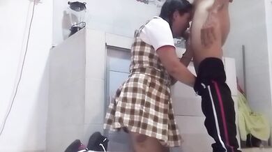 Schoolgirl Amateur Sex After Class With Hot Latina Big Ass Choked Blowjob Creampie