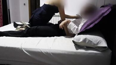 Amazing pov blowjob and anal sex with hot cum in mouth