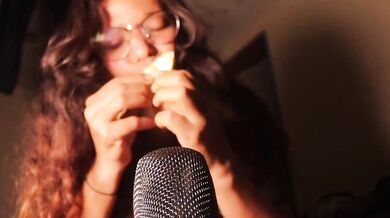 SFW ASMR Eating a Juicy Orange Direct to Your Ears HD Porn