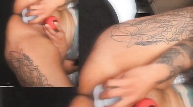 Playing With Pussy Until I Cant Take It No More Creamy Female Orgasm Lesbian Squirting Dildo Squirt Feet Fetish Amateur POV