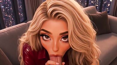 Blonde Realtor Seduces Stranger and Lets Him Destroy Her With Gushing Blowjob