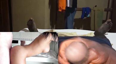 Colombian Stepmom Dancing In Reverse Cowgirl Riding Tight Ass Cumshot
