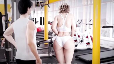 Stepmom Evelyn Destroyed in Gym Hard Sex Doggy Cum Dripping