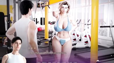 Stepmom Evelyn Destroyed in Gym Hard Sex Doggy Cum Dripping