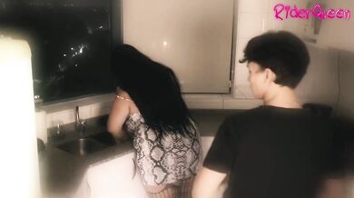 Stepmom Yields To Temptation And Plows Stepson In The Kitchen Chapter 3