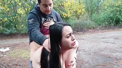 I Destroyed My Curvy Stepmom with Hardcore Rough Sex in Public Car and Woods