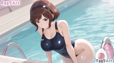 Destroyed Gushing Choked Big Tits Swimsuit Blowjob Hentai Egg 2 Art