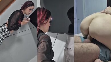 Destroyed Delivery Boy Fingered Wet Pussy Gushing Big Tits Ruiva